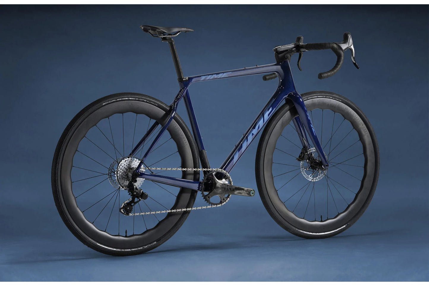 TIME ADHX Gloss Cobalt Gravel Frameset