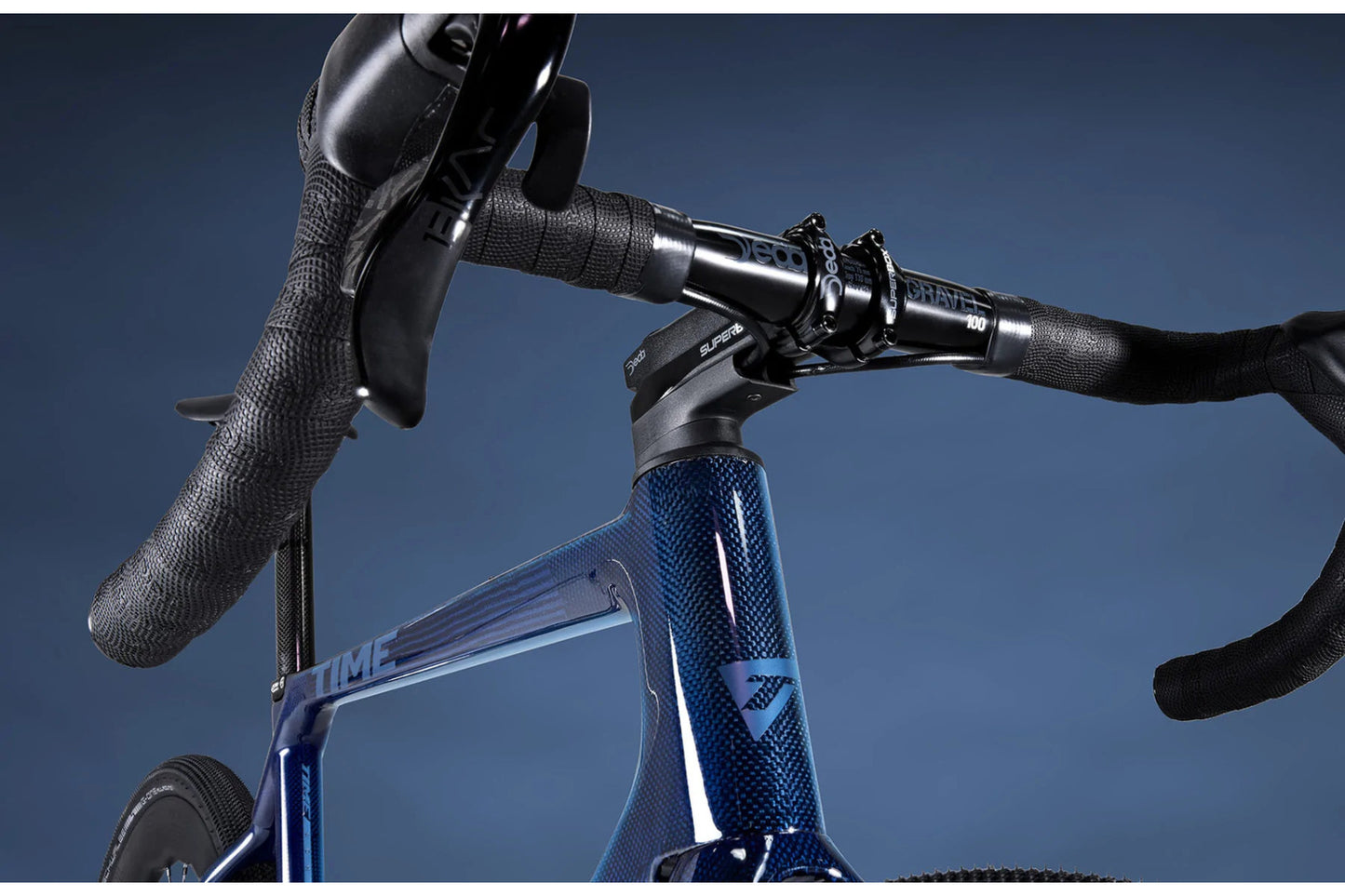 TIME ADHX Gloss Cobalt Gravel Frameset